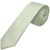 Plain Light Sage Green Silk Skinny Boys Tie