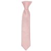 Pre Tied Dusty Rose Silk Boys Tie and Pocket Square Set Age 4-7