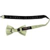 Plain Sage Green Silk Mens Bow Tie