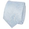 Blue Flower Skinny Men's Tie