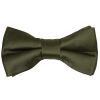 END OF SEASON Plain Leaf Green Handmade Boys Bow Tie Age 4-7 Years