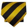 Black and Gold Striped Classic Men's Tie