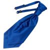 Royal Blue Satin Men's Cravat Tie