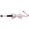 Pre Tied Light Dusty Pink Floral Boys Bow Tie Age 4-7