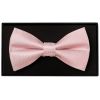 Plain Dusty Rose Silk Mens Bow Tie