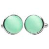 Plain Mint Green Cufflinks