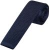 Navy Knit Skinny Men's Tie