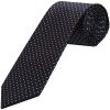 Navy Blue and White Polka Dot Classic Men's Tie
