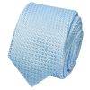 Dusty Blue Textured Skinny Tie