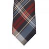 Navy Check Silk Skinny Men's Tie