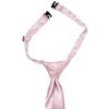 Pre Tied Light Dusty Pink Floral Boys Tie Age 4-7