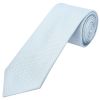 Classic Blue Mens Tie with Pocket Square and Lapel Pin Set