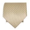 Champagne and White Polka Dot Classic Men's Tie