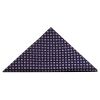 Navy with Pink Geo Silk Pocket Square