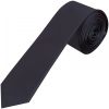 Plain Navy Blue Satin Skinny Boys Tie
