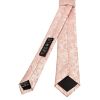 Rose Gold Floral Skinny Men's Tie