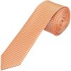 Orange Neat Skinny Men's Tie