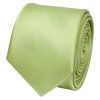 Plain Light Sage Boys Satin Skinny Tie