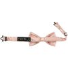 Pre Tied Rose Gold Paisley Boys Bow Tie Age 4-7