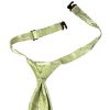 Pre Tied Sage Green Paisley Boys Tie and Pocket Square Set Age 4-7 