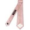 END OF SEASON STOCK Plain Rose Gold Silk Skinny Men's Tie