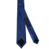 Blue and White Polka Dot Skinny Men's Tie