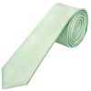 Pale Mint Boys Satin Skinny Tie and Pocket Square Set