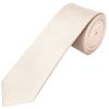 Plain Blush Textured Silk Skinny Boys Tie
