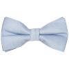 Pre Tied Dusty Blue Boys Bow Tie and Pocket Square Age 4-7