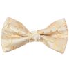 Pre Tied Caramel Floral Boys Bow Tie Age 8-11