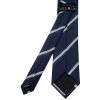 Slim Navy Striped Men's Tie