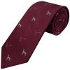 Burgundy Dog and Pheasant Classic Men's Tie
