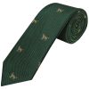 Bottle Green Dog Head Classic Men's Tie