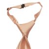 Pre Tied Light Peach Satin Silk Boys Tie Age 4-7