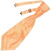 Plain Peach Satin Men's Cravat Tie