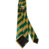 Green and Gold Striped Classic Men's Tie