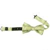Pre Tied Sage Green Paisley Boys Bow Tie and Pocket Square
