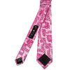 Fuchsia Paisley Skinny Boys Tie