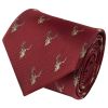 Red Wine Deer Head Classic Men's Tie