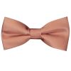 Pre Tied Rose Quartz Satin Boys Bow Tie Age 4-7