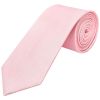 Plain Blush Pink Silk Classic Men's Tie and Pocket Square Set