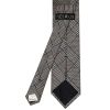Mens Grey Prince of Wales Classic Tie and Pocket Square Set