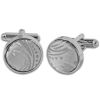 Silver Paisley Cufflinks