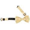 Pre Tied Caramel Paisley Boys Bow Tie Age 4-7