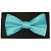 Plain Tiffany Blue Handmade Mens Bow Tie