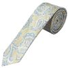 Green and Blue Paisley Skinny Men's Tie