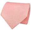 Pink Self Floral Textured Silk Classic Men's Tie