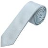 Plain Steel Blue Silk Skinny Boys Tie