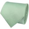 Plain Sea Grass Silk Classic Men's Tie and Pocket Square Set
