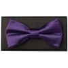 Handmade Purple Mens Bow Tie